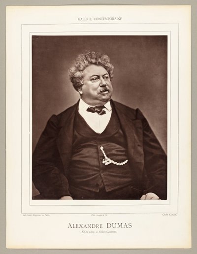 Alexandre Dumas (ranskalainen romaani- ja näytelmäkirjailija, 1802-1870) tekijältä Etienne Carjat