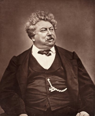 Alexandre Dumas ranskalainen kirjailija ja näytelmäkirjailija, 1802-1870, n. 1876. tekijältä Etienne Carjat
