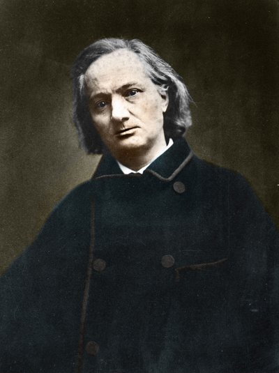 Charles Baudelaire (1821-1867), ranskalainen runoilija tekijältä Etienne Carjat