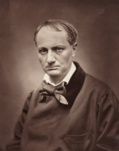Charles Baudelaire ranskalainen runoilija, kriitikko ja kirjailija, 1821-1867, n. 1863. tekijältä Etienne Carjat