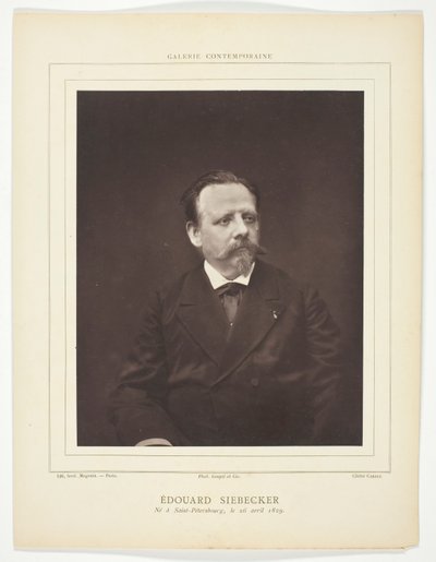 Édouard Siebecker tekijältä Etienne Carjat