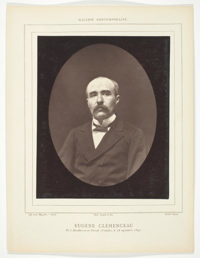 Eugène Clémenceau tekijältä Etienne Carjat