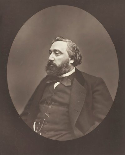 Gambetta, c. 1876. tekijältä Etienne Carjat