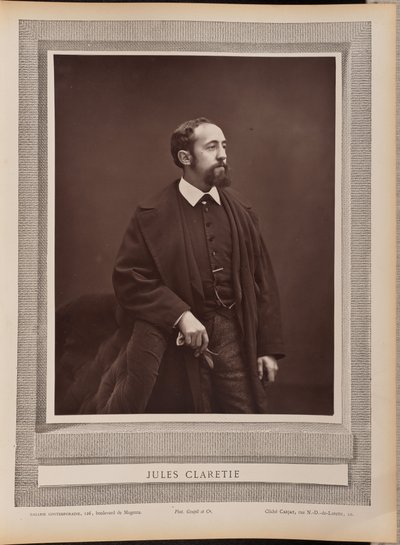 Jules Claretie tekijältä Etienne Carjat