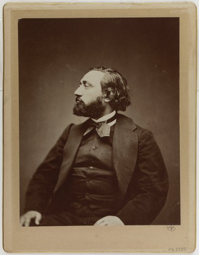 Léon Gambetta (1838-1882), asianajaja ja poliitikko tekijältä Etienne Carjat