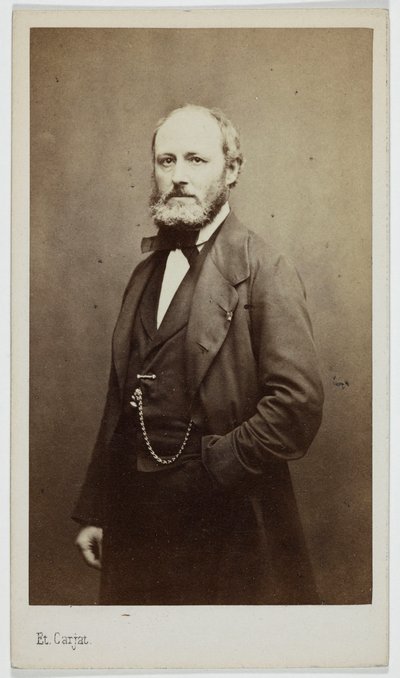 Achard, Amédée (1814-1875), muotokuva (romaanikirjailija) tekijältä Etienne Carjat