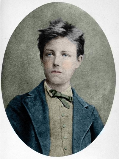 Muotokuva Arthur Rimbaudista (1859 - 1891) 17-vuotiaana. tekijältä Etienne Carjat