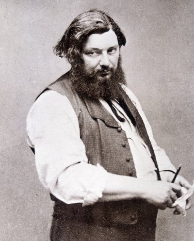 Gustave Courbetin (1819-1877) muotokuva tekijältä Etienne Carjat