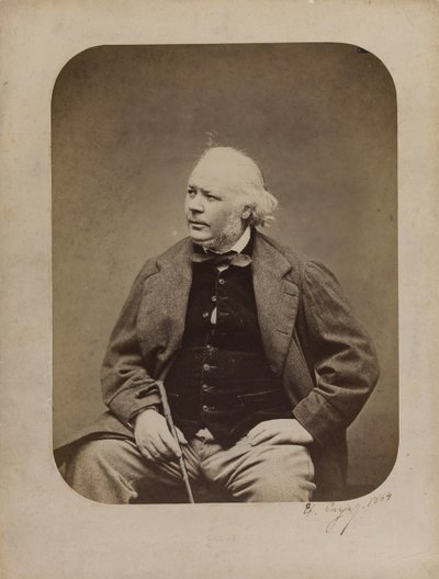Honoré Daumierin muotokuva 1808-1879, 1864. tekijältä Etienne Carjat
