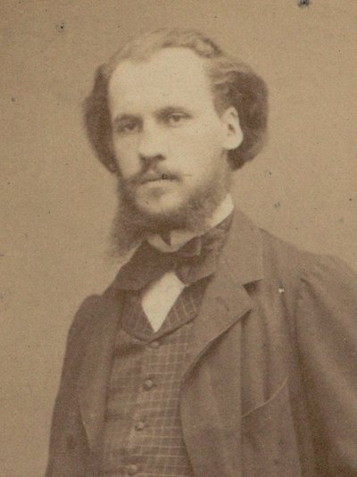 Säveltäjä Charles Lenepveun muotokuva 1840-1910, 1870. tekijältä Etienne Carjat