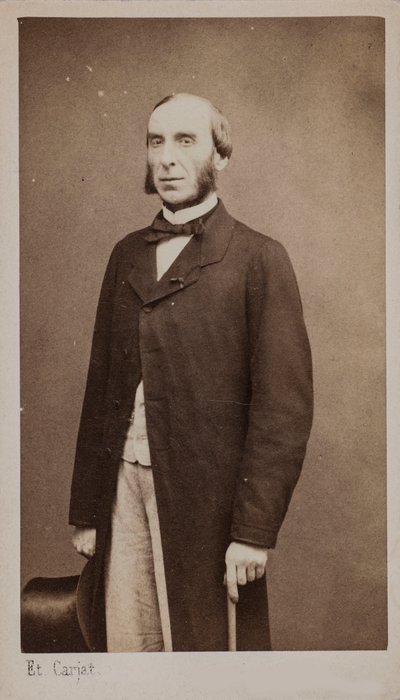 Säveltäjä kreivi Nicolò Gabriellin muotokuva 1814-1891, 1890. tekijältä Etienne Carjat
