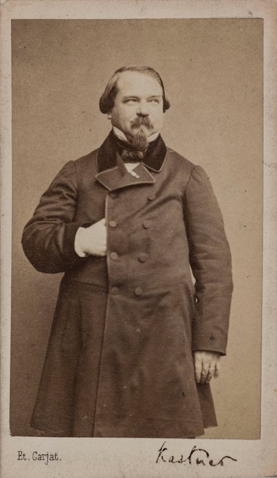 Muotokuva säveltäjä Jean-Georges Kastnerista 1810-1867, 1867. tekijältä Etienne Carjat