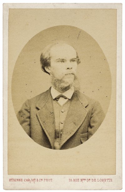 Runoilija Paul Verlainen muotokuva 1844-1896, n. 1870 tekijältä Etienne Carjat