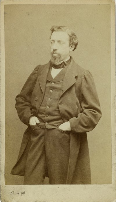 Muotokuva säveltäjä François-Auguste Gevaertista 1828-1908, n. 1870. tekijältä Etienne Carjat