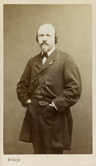 Säveltäjä Victor Massé muotokuva 1822-1884, noin 1865. tekijältä Etienne Carjat