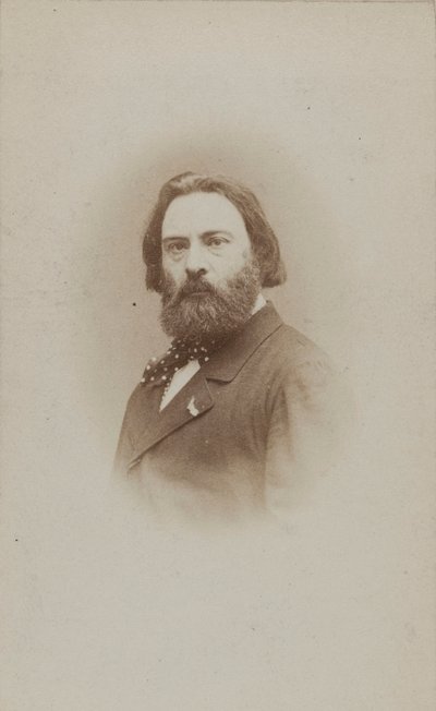 Pianisti ja säveltäjä Émile Prudentin muotokuva 1817-1863, noin 1860. tekijältä Etienne Carjat