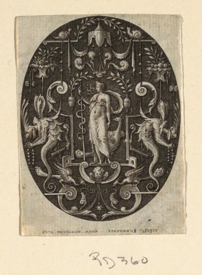 Juno sarjasta Grotesques on Black Ground, Divinities and allegories tekijältä Etienne Delaune