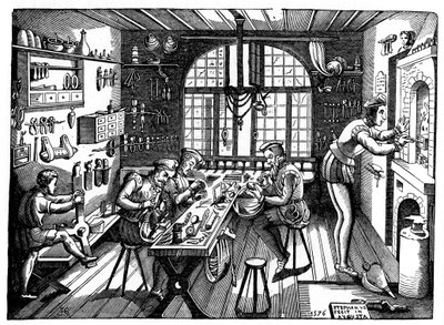Etienne Delaunen studio, 1576, 1870. tekijältä Etienne Delaune