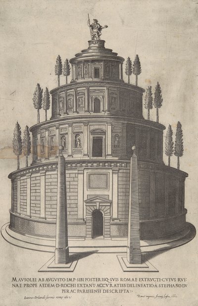 Mausoleumit Ab Augusto Imp tekijältä Etienne Duperac