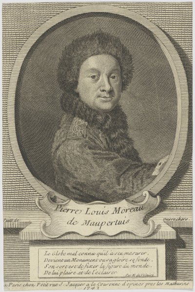 Pierre Louis Moreau de Maupertuis 1698-1759, 1743. tekijältä Etienne Jehandier Desrochers