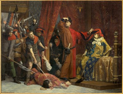 Etienne Marcel ja delfiini Charles 22. helmikuuta 1358 tekijältä Etienne Lucien Melingue