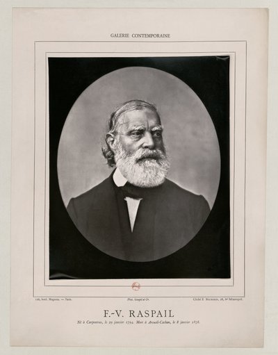François Vincent Raspail Neurdein BNF Gallican sairaala tekijältä Etienne Neurdein