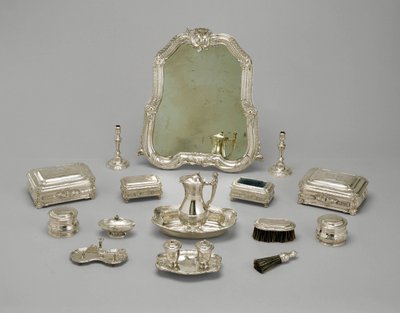WC-palvelu, 1738-39 (hopea) tekijältä Etienne Pollet