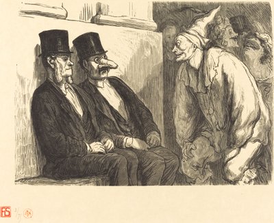 Opera Ball: Sinulla on liian hauskaa! tekijältä Etienne after Honoré Daumier