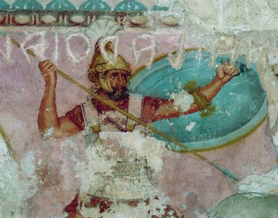 Etruskien sivilisaatio, Maalaus amatsonien sarkofagista Tarquiniasta tekijältä Etruscan