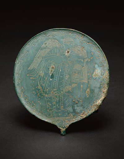 Käsipeili, 470 eKr. - 450 eKr. (pronssi) tekijältä Etruscan