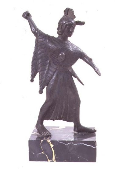 Minervan taisteluhahmo, etruski (pronssi) tekijältä Etruscan Etruscan