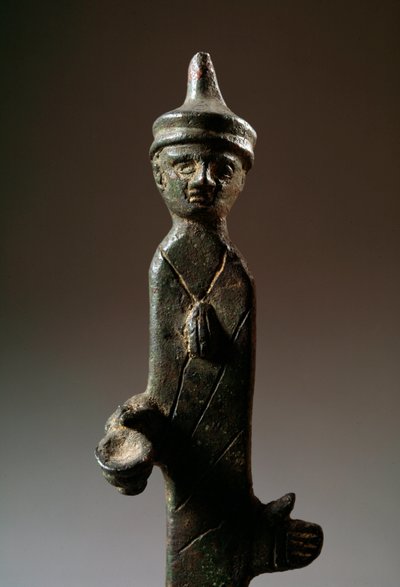 Haruspice, pronssiveistos, 3. vuosisadalla eKr tekijältä Etruscan Etruscan