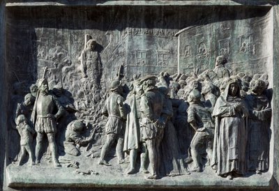 Giordano Bruno poltettiin roviolla Campo de