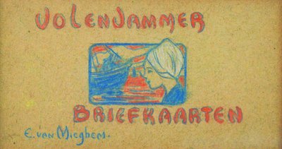 Volendam Postkarte tekijältä Eugeen van Mieghem