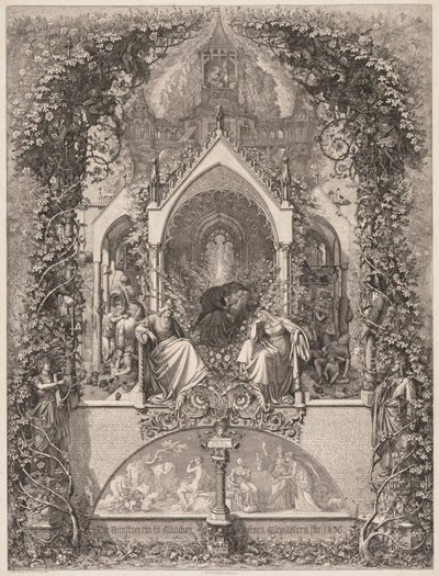Briar Rose Prinsessa Ruusunen, 1836. tekijältä Eugen Napoleon Neureuther