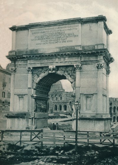 Tituksen kaari, Rooma, Italia, 1927 tekijältä Eugen Poppel