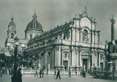 Catanian katedraali, Sisilia, Italia, 1927 tekijältä Eugen Poppel