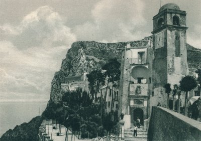 Kirkko rannalla, Capri, Italia, 1927 tekijältä Eugen Poppel