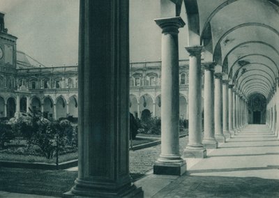 Luostarit San Martinon luostarissa, lähellä Napolia, Italia, 1927 tekijältä Eugen Poppel