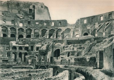 Colosseumin sisustus, Rooma, Italia, 1927 tekijältä Eugen Poppel