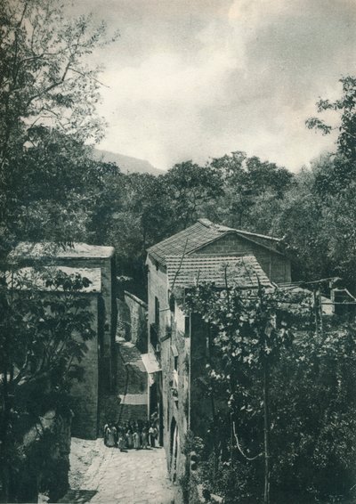 Kapea katu, Capri, Italia, 1927 tekijältä Eugen Poppel