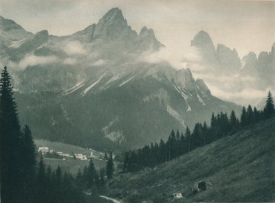 Pala Group, San Martino di Castrozza, Dolomiitit, Italia, 1927 tekijältä Eugen Poppel
