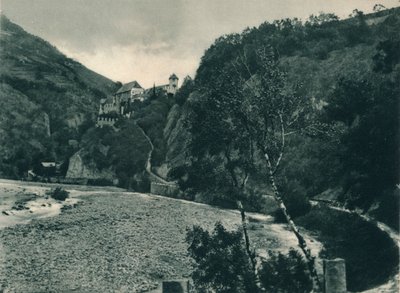 Runkelsteinin linna, Bolzano, Etelä-Tirol, Italia, 1927 tekijältä Eugen Poppel