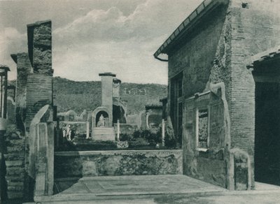 Foorumiin nouseva katu, Pompei, Italia, 1927 tekijältä Eugen Poppel