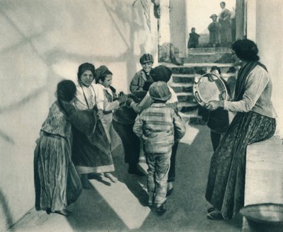 Tarantella, Capri, Italia, 1927 tekijältä Eugen Poppel