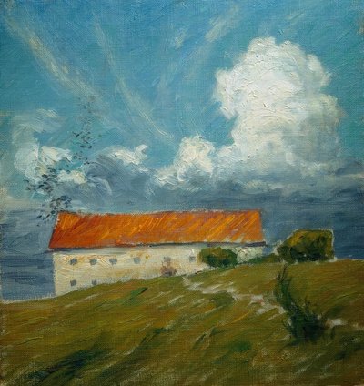 Det gamla slottet, Skiss tekijältä Eugen Prinz von Schweden