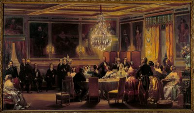 Vastaanotto kuningatar Victorian ja prinssi Albertin kunniaksi Chateau d