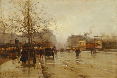 Boulevardit, Pariisi tekijältä Eugene Galien Laloue