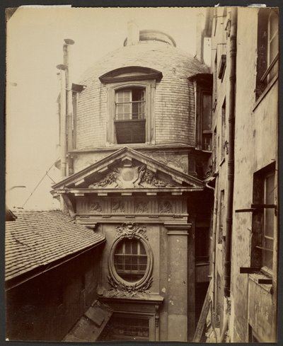 Entinen lääketieteellinen korkeakoulu, rue de la Bucherie tekijältä Eugène Atget