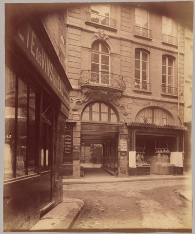 Parveke, Rue Saint-André des Arts tekijältä Eugène Atget